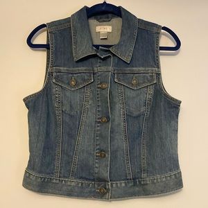 Loft denim vest